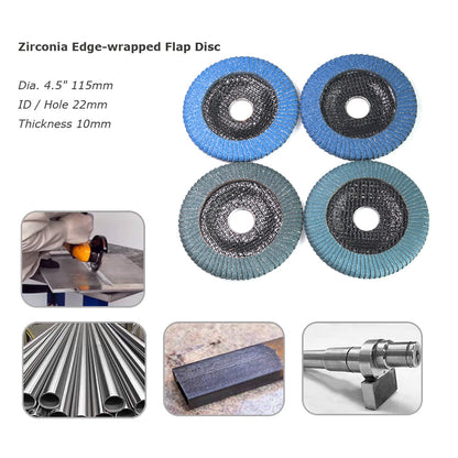 4.5" 5" Angle Grinder Flap Discs Abrasive Grinding Wheels