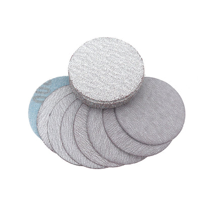 100 pcs 3"/75mm Dry Abrasive Sanding Disc P60 -P1000 Air Sander Tools for Wood Grinding Polishing